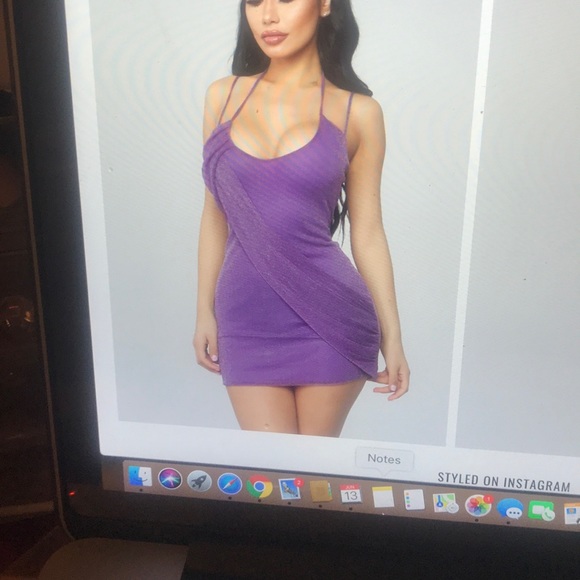 purple reign glitter dress